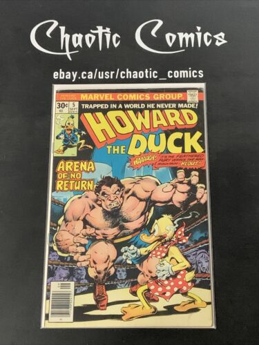Howard The Duck 5 Marvel Comics 1976 1st App Of Klout!