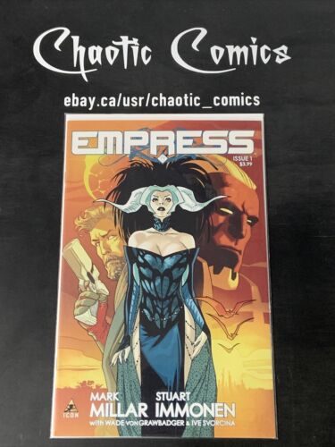 Empress 1 Icon Comics 2016 Mark Millar, Optioned, Low Print Run!