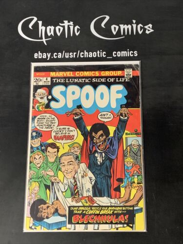 Spoof 4 Marvel Comics 1973 Bronze Age Parody - Marie Severin Art!