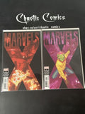 Marvels X 1 & 2 Marvel Comics 2020 Beautiful Masterpeices By Alex Ross!