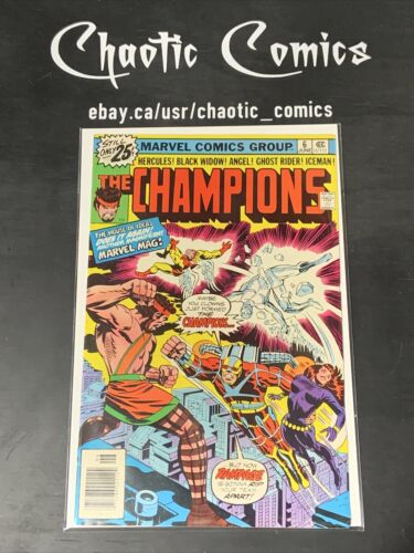 The Champions 6 Marvel Comics 1976 2nd App Of Rampage, Jack Kirby Cover!
