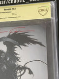 Venom 12 Comic Mint Virgin Color Splash CBCS 9.6 SS Signed By Clayton Crain!