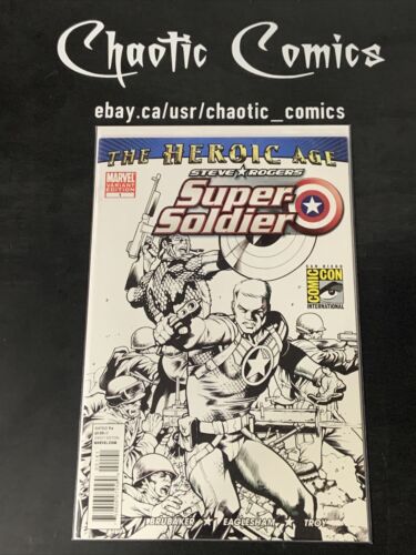 Steve Rogers Super Soldier 1 Marvel 2010 San Diego Comic Con Exclusive!