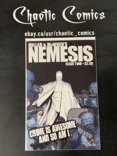 Nemesis 2 Icon Comics 2010 Mark Millar, Optioned, Low Print Run!