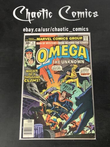 Omega The Unknown 4 Marvel Comics 1976 Scarce Bronze Age Book!