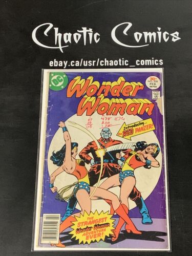 Wonder Woman 228 DC Comics 1977 1st App Of The Red Panzer!