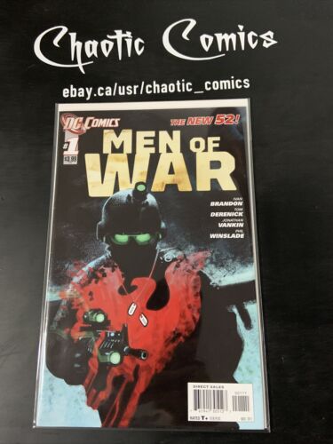 Men Of War 1-4 Set DC Comics 2011 New 52, 1st Apps  First Printings Nice Covers!