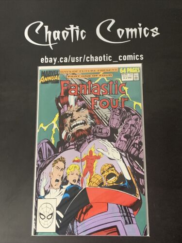 Fantastic Four Annual 23 Marvel Comics 1990 1st App Of Ahab - Rory Campbell!