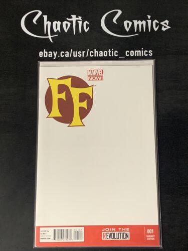 FF 1 Marvel Comics 2013 Fantastic Four Blank Sketch Variant Cover