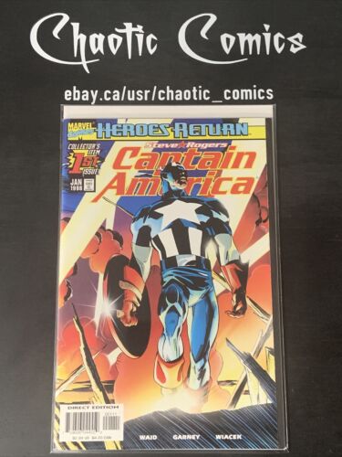 Heroes Return Steve Rogers Captain America 1 Marvel Comics 1998