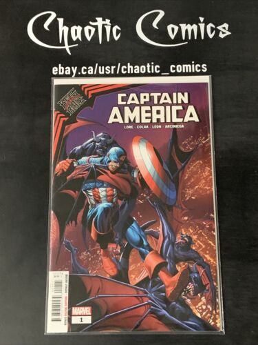 King In Black Captain America 1 Marvel Comics 2021 One Shot