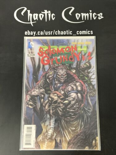 Earth 2 15.2 Solomon Grundy #1 DC Comics 2013 3-D Lenticular Ken Lashley Cover!