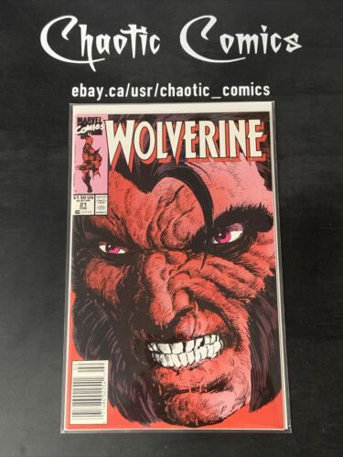Wolverine 21 Marvel Comics 1990 Newsstand Edition 1st App Of Spore!