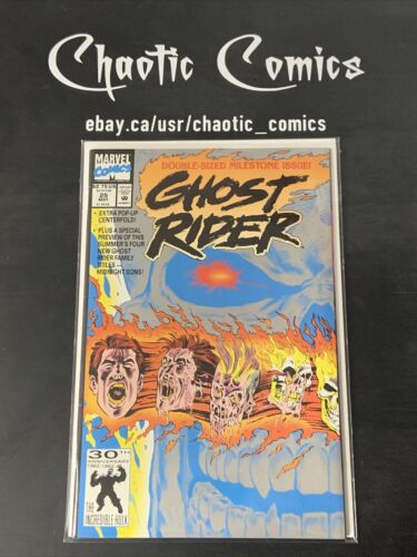 Ghost Rider 25 Marvel Comics 1992 Pop Up Poster Intact!