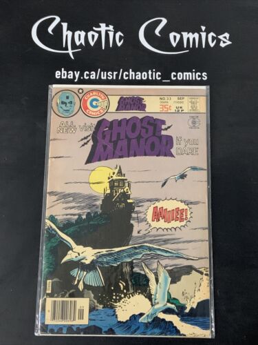 Ghost Manor 33 Charlton Comics 1977 Scarce Book!