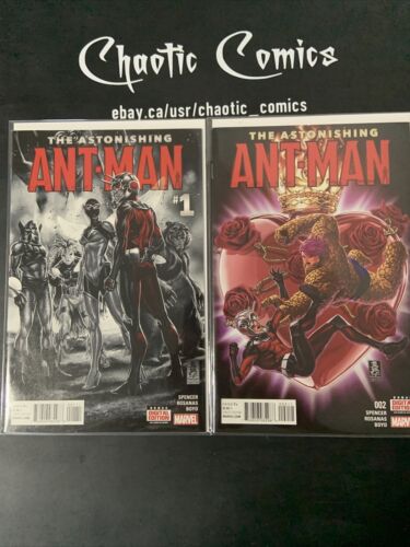 The Astonishing Ant-man 1 & 2 Marvel Comics 2015 Incredible Mark Brooks Covers!
