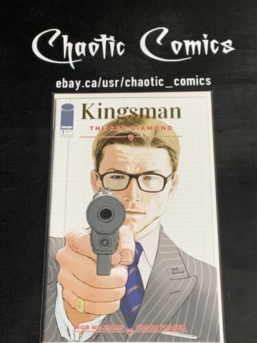 Kingsman The Red Diamond 1 Image 2017 1 Per Store Gold Foil Variant!