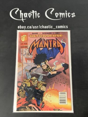 Mantra 1 Malibu Comics 1993 VERY Scarce Newsstand Edition!