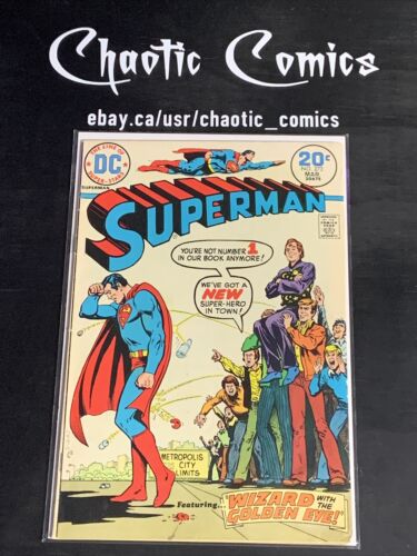 Superman 273 DC Comics 1974 1st App Of The Wizard With The Golden Eye!